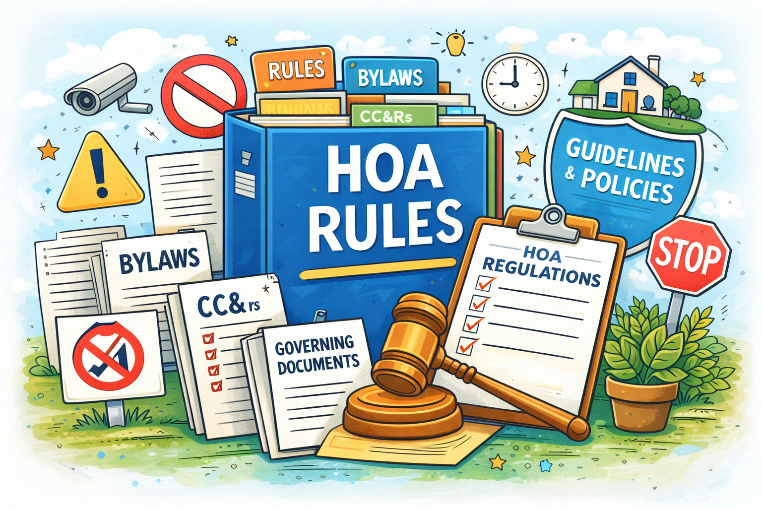 Hoa Rules Examples HOA rules and guidelines overview – Hidden Lake